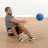 Мяч с веревкой Perform Better Extreme Converta Ball, вес: 1 кг