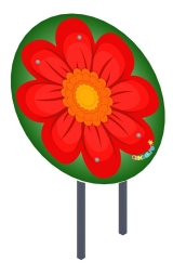 Навес для песочницы Цветок - ИО 7.01.02-01, фото 2