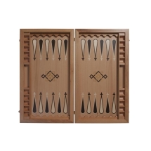 Нарды Сенеж "Петр Первый" (Россия, дерево, 60х35х6 см)