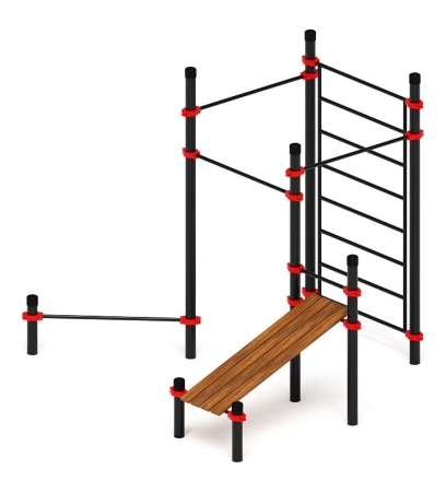 Воркаут 89 красный ВТ 11.17-01, фото 2