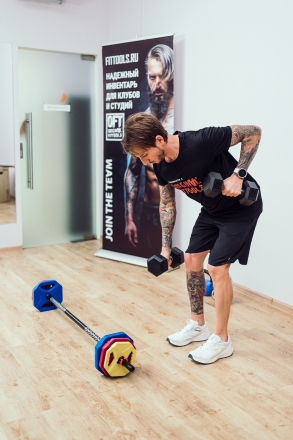 Гантель 25 кг гексагональная, фото 14