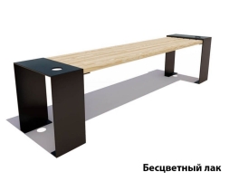 Парковая скамейка Красногорск, Сосна 1,5 м, фото 5