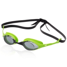 Очки для плавания "ARENA Cobra", дымчатые линзы,салатовая оправа