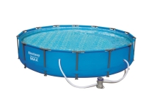 Бассейн каркасный круглый Bestway 56595 (427х84 см + фильтрующий насос 220-240В)