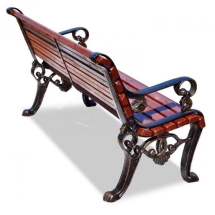 Скамейка чугунная Гефест 0,8 м (кресло) Скамейка чугунная Гефест 0,8 м (кресло)