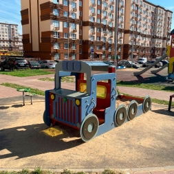 Игровой комплекс Грузовичок-песочница ВСТ 1125 для детской площадки, фото 3