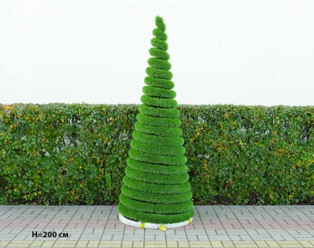 Топиари Ёлка-спиралька, h=100 см - газон Deluxe Simple, фото 4