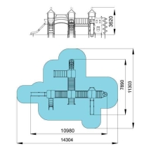 Игровой комплекс &quot;Крепость -М&quot; Т904М 
