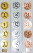 Вкладыш для медалей 3 место (бронза) d-25мм (5 штук)