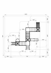 Детская игровая площадка Космопорт горка Н 1200 ДИК 2.14.07-01, фото 6