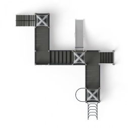 Детская игровая площадка Космопорт горка Н 1200 ДИК 2.14.07-01, фото 5