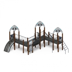 Детская игровая площадка Космопорт горка Н 1200 ДИК 2.14.07-01, фото 4