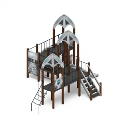 Детская игровая площадка Космопорт горка Н 1200 ДИК 2.14.07-01, фото 3