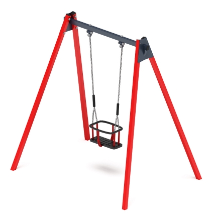 Качели М1 (красный) - ИО 11.М.04.03-01, фото 2