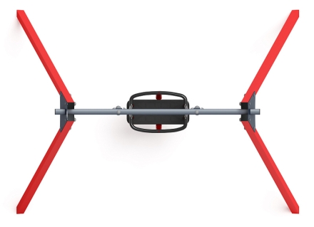 Качели М1 (красный) - ИО 11.М.04.03-01, фото 5