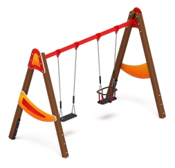 Качели двойные Д2 - ИО 12.Д.03.04.01-П - (Счастливое детство), фото 4