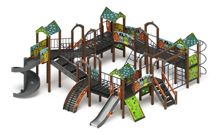 Остров детства (Город) - ДИК 2.01.8.02-01.И1 - Игровой комплекс H=1200 H=2000, фото 3