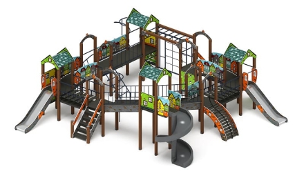 Остров детства (Город) - ДИК 2.01.8.02-01.И1 - Игровой комплекс H=1200 H=2000, фото 1