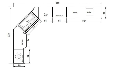 Мангал c казаном, тандыром, коптильней и аналогом русской печи со шкафами, фото 2