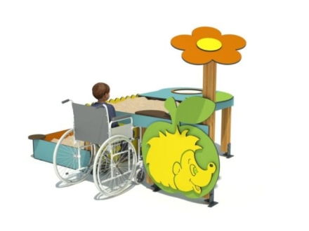 Песочница ДГМ Ёжик для маломобильных групп населения, фото 1