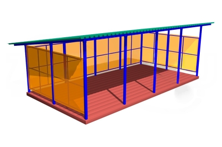 Теневой навес ТНПО 4.8 ТН048, фото 1
