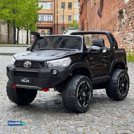 Электромобиль Toyota Hilux Rugged X DK-HL850 4WD черный, фото 2