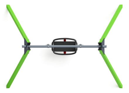 Качели М1 (зеленый) - ИО 11.М.04.03-02, фото 5