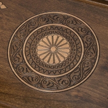 Нарды резные "Герб Армении с Араратом" 60, Ohanyan