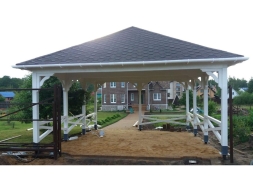 Навес для машин ГРИНФИЛД Несущий каркас, фото 8