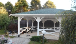 Навес для машин ГРИНФИЛД Несущий каркас, фото 5