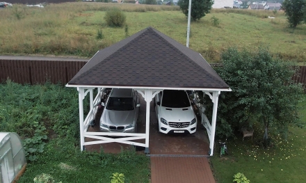 Навес для машин ГРИНФИЛД Несущий каркас, фото 2