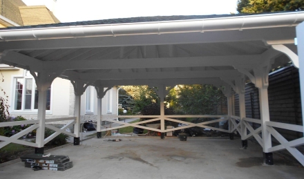 Навес для машин ГРИНФИЛД Несущий каркас, фото 4