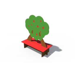 Скамейка Яблоньки ДХО 07040