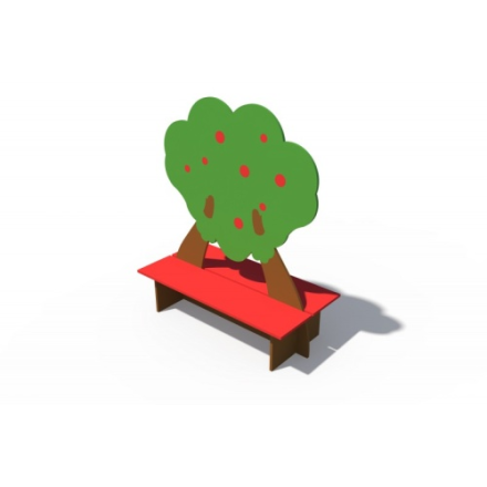 Скамейка Яблоньки ДХО 07040, фото 1