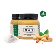 Арахисовая паста с морской солью, в пластике, 250г Арахисовая паста с морской солью, в пластике, 250г