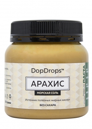 Арахисовая паста с морской солью, в пластике, 250г, фото 2