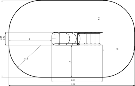 Горка ДС005 для детской игровой площадки, фото 4