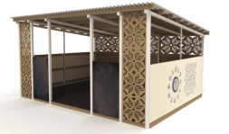 Теневой навес Сказка ТН-15 6х5 для детской площадки, фото 2 Теневой навес Сказка ТН-15 6х5 для детской площадки, фото 2