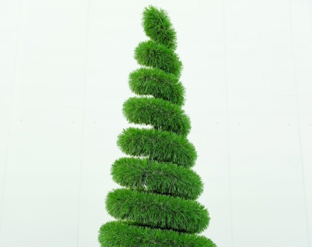 Топиари Ёлка-спиралька, h=140 см - газон Deluxe Simple, фото 6