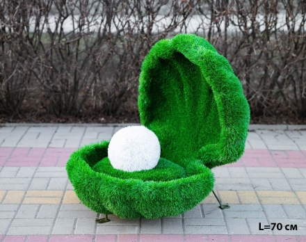Топиари ракушка L=70 см - газон Eco Green, фото 1