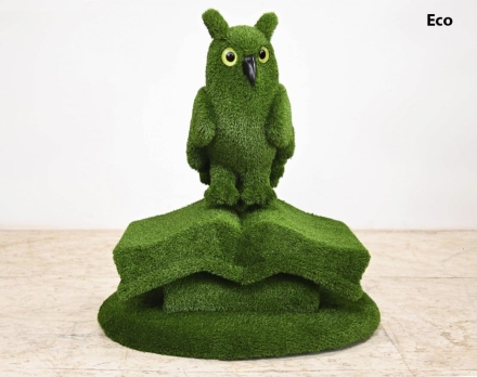 Топиари композиция сова на книге - газон Deluxe/Deluxe Green, фото 6