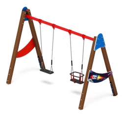 Качели двойные Д2 - ИО 12.Д.03.04.02-П - (Космопорт), фото 3