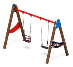 Качели двойные Д2 - ИО 12.Д.03.04.02-П - (Космопорт), фото 2