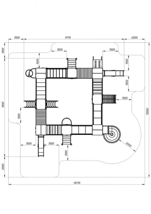 Остров детства (Тайга) - ДИК 2.01.8.02-03.И1 - Игровой комплекс H=1200 H=2000, фото 6