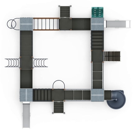 Остров детства (Тайга) - ДИК 2.01.8.02-03.И1 - Игровой комплекс H=1200 H=2000, фото 5