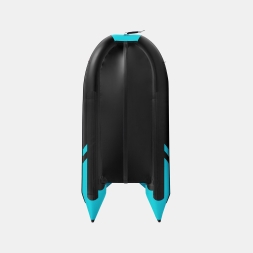 Gladiator C 330 AL ACTIVE Черно-бирюзовый моторная лодка ПВХ Алюминиевый пайол, фото 4