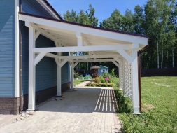 Навес для машин ЭЛАНД Несущий каркас, фото 1