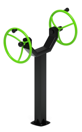 Рули (положение стоя) зеленый - Уличный тренажер - СТ 105-12, фото 4