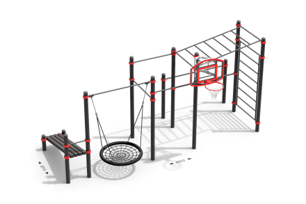 Воркаут площадка по проекту WP-041/20 "Чёрная Нижняя", фото 1