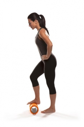 Массажный цилиндр GRID 33 см лайм, фото 6